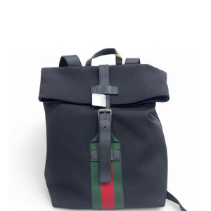 Gucci Web Backpack Canvas Black Green Red Gucci Web Backpack Canvas Black Green Red