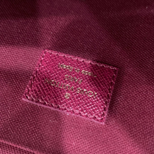 Louis Vuitton Pochette Felicie Chain Wallet Monogram Brown