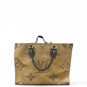 Louis Vuitton Onthego MM Reverse Monogram Giant Brown Louis Vuitton Onthego MM Reverse Monogram Giant Brown