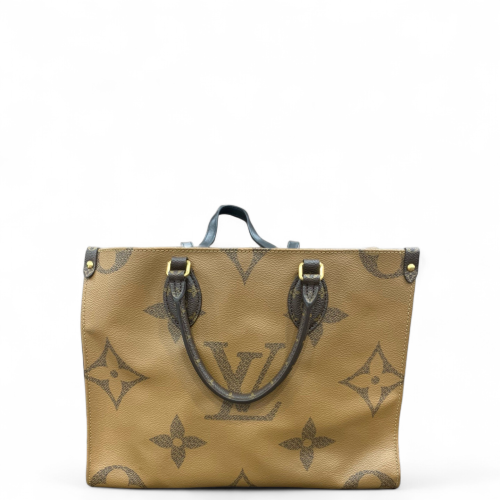 Louis Vuitton Onthego MM Reverse Monogram Giant Brown