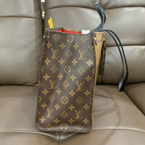 Louis Vuitton Onthego MM Reverse Monogram Giant Brown