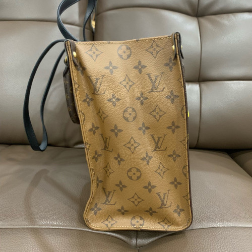 Louis Vuitton Onthego MM Reverse Monogram Giant Brown