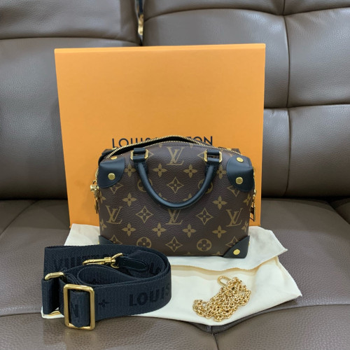 Louis Vuitton Petite Malle Souple Monogram Brown