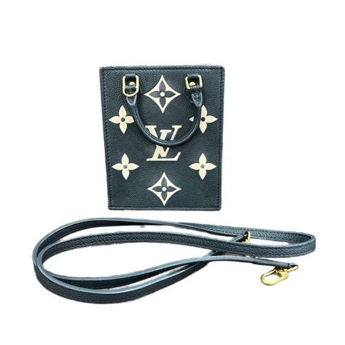 Louis Vuitton Petite Sac Plat Monogram Empreinte Giant Black