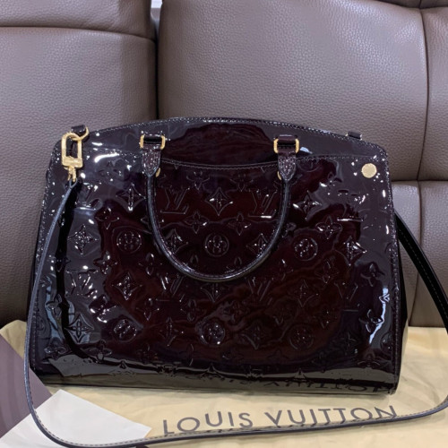 Louis Vuitton Two-Way Bag Vernis Amarante
