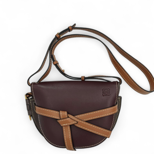 Loewe Small Gate Calfskin Brown