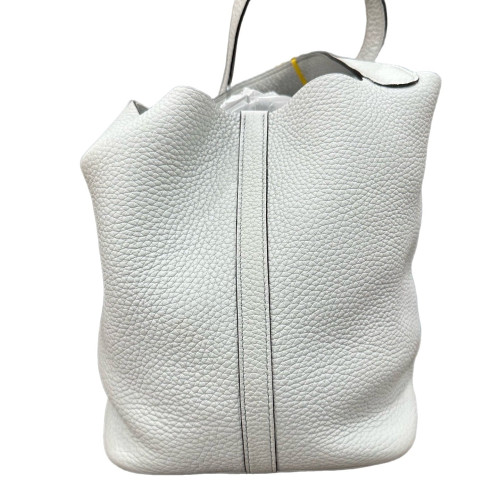 Hermes Picotin 22 Taurillon Clemence 01 White