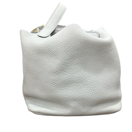 Hermes Picotin 22 Taurillon Clemence 01 White