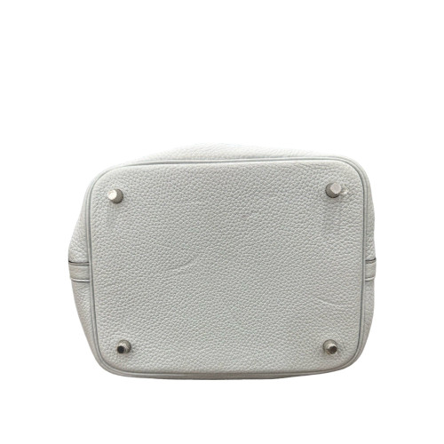 Hermes Picotin 22 Taurillon Clemence 01 White