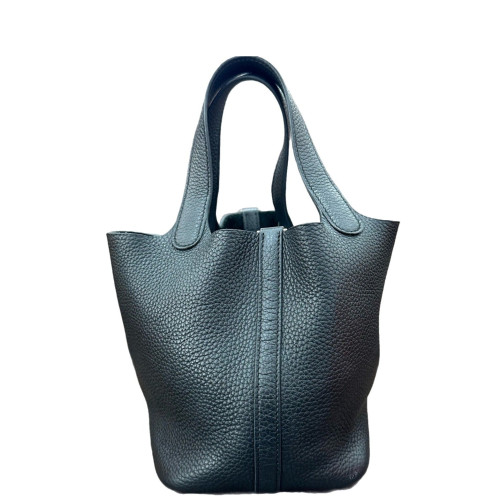 Hermes Picotin 18 Taurillon Clemence 89 Noir
