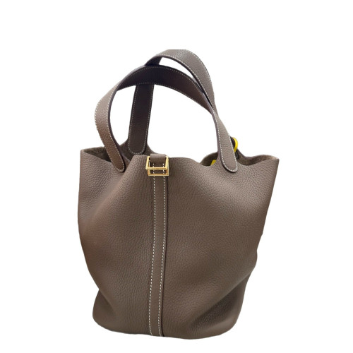 Hermes Picotin 22 Taurillon Clemence 18 Etoupe