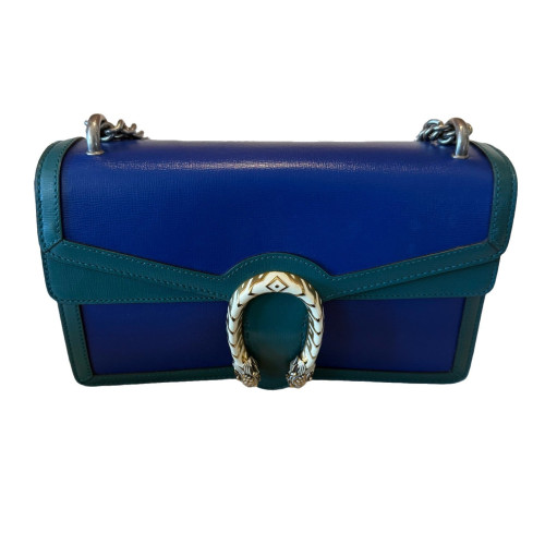 Gucci Meium Dionysus Calfskin Blue Green
