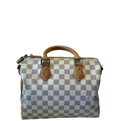 Louis Vuitton Speedy Bandouliere 25 Damier Azur White Louis Vuitton Speedy Bandouliere 25 Damier Azur White