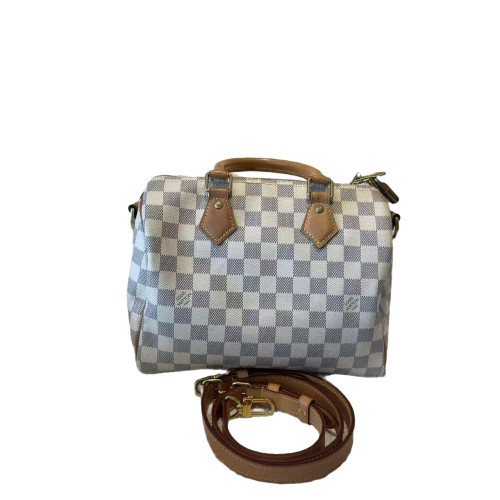 Louis Vuitton Speedy Bandouliere 25 Damier Azur White Louis Vuitton Speedy Bandouliere 25 Damier Azur White