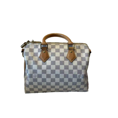 Louis Vuitton Speedy Bandouliere 25 Damier Azur White Louis Vuitton Speedy Bandouliere 25 Damier Azur White