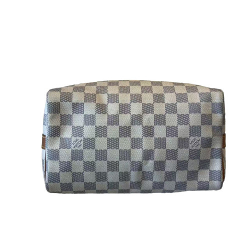 Louis Vuitton Speedy Bandouliere 25 Damier Azur White Louis Vuitton Speedy Bandouliere 25 Damier Azur White