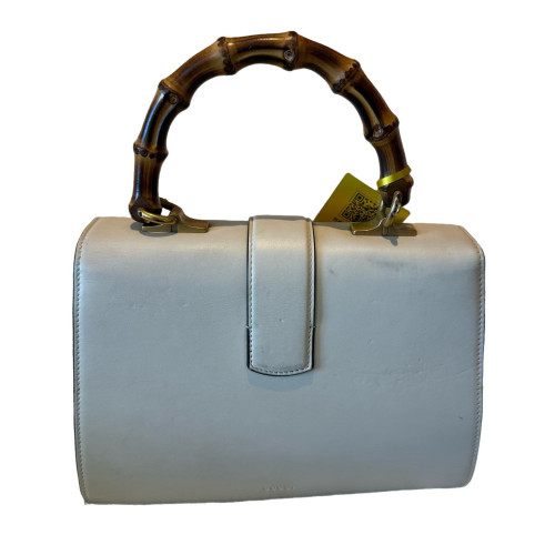 Gucci Medium Dioysus Bamboo Top Handle Bag Calfskin White Blue Red Gucci Medium Dioysus Bamboo Top Handle Bag Calfskin White Blue Red