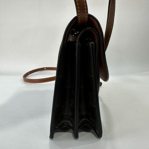 Celine Wallet On Chain WOC Triomphe Calfskin Brown Dark Brown