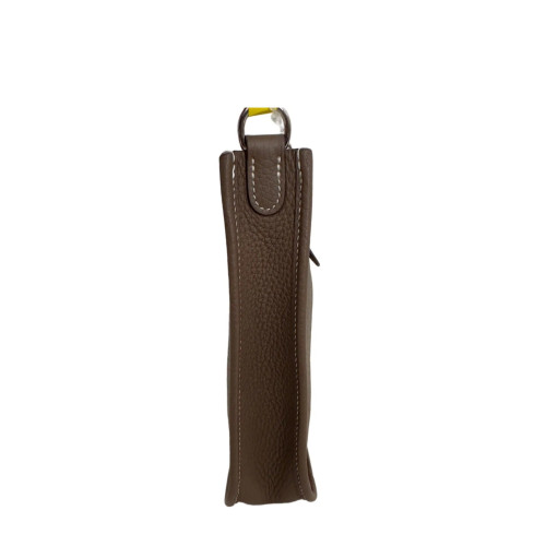 Hermes Mini Evelyne Taurillon Clemence 18 Etoupe
