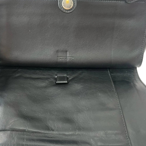 Bottega Veneta Clutch Lambskin Intrecciato Nappa Nappa Black Bottega Veneta Clutch Lambskin Intrecciato Nappa Nappa Black