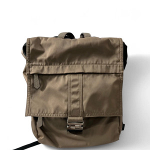 Fendi Backpack Nylon Calfskin Brown Black