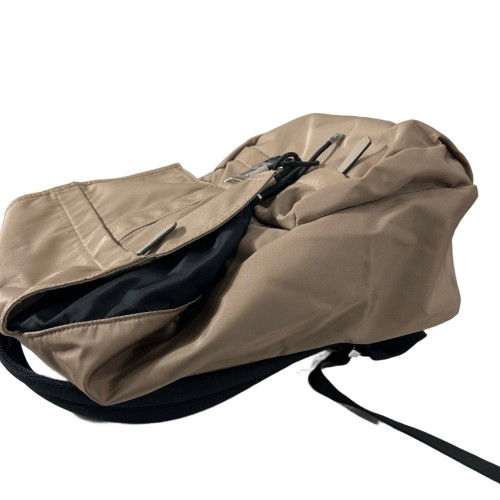 Fendi Backpack Nylon Calfskin Brown Black