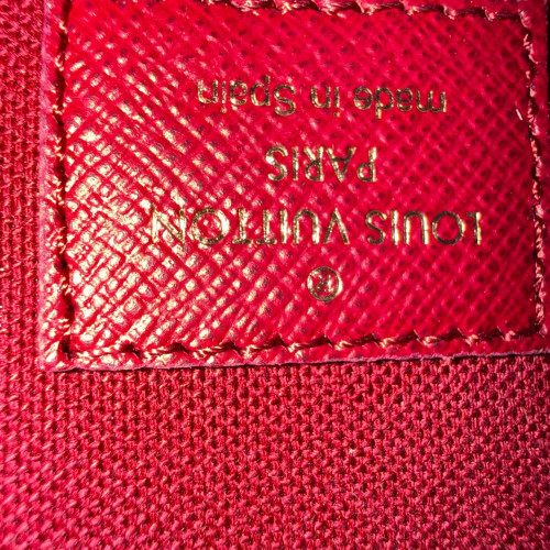 Louis Vuitton Pochette Felicie Chain Wallet Monogram Burgundy Brown