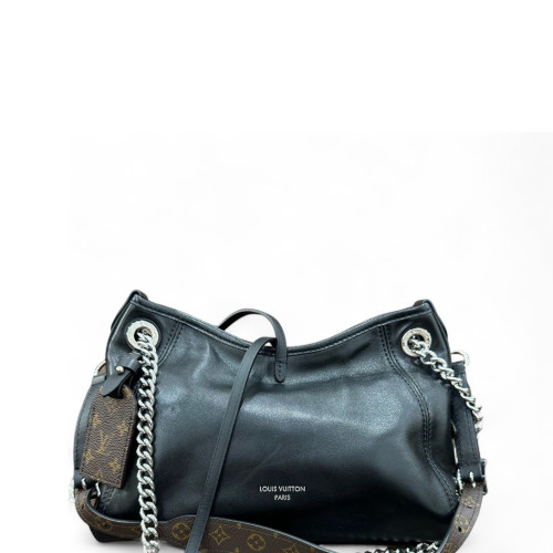 Louis Vuitton Carryall BB Monogram Calfskin Black Brown