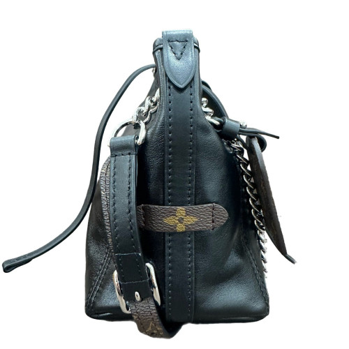 Louis Vuitton Carryall BB Monogram Calfskin Black Brown