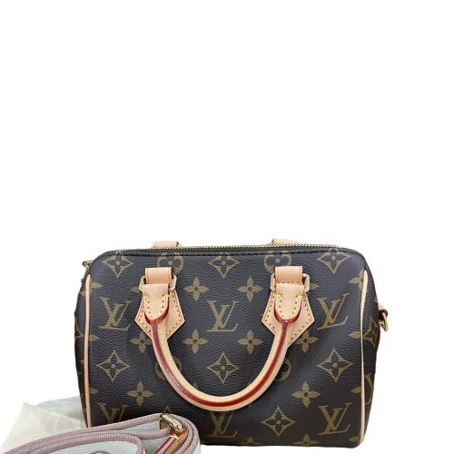 Louis Vuitton Speedy Bandouliere 20 Monogram Brown