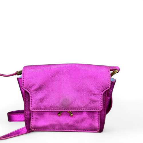Marni Crossbody Bag Calfskin Purple