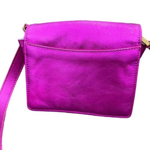 Marni Crossbody Bag Calfskin Purple