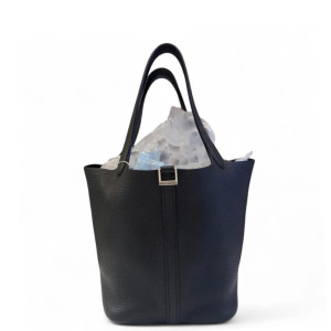 Hermes Picotin 22 Taurillon Clemence 89 Noir
