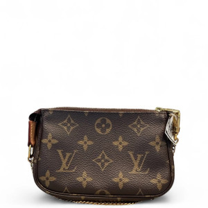 Louis Vuitton Mini Pochette Accessories Monogram Brown