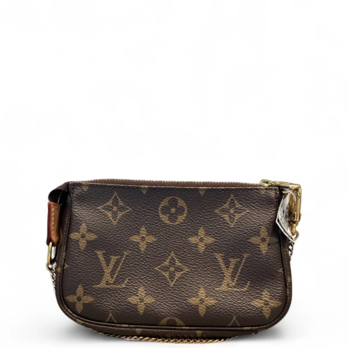 Louis Vuitton Mini Pochette Accessories Monogram Brown