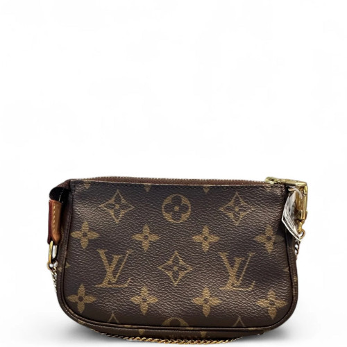 Louis Vuitton Mini Pochette Accessories Monogram Brown