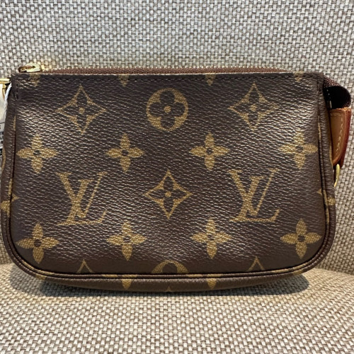 Louis Vuitton Mini Pochette Accessories Monogram Brown