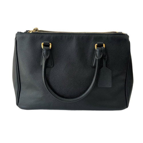 Prada Two-Way Bag Saffiano Calfskin Black