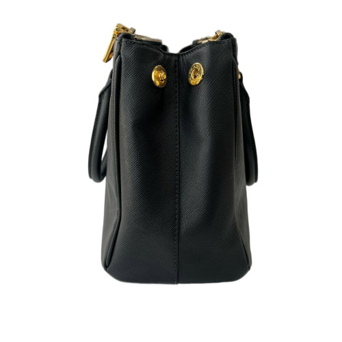 Prada Two-Way Bag Saffiano Calfskin Black