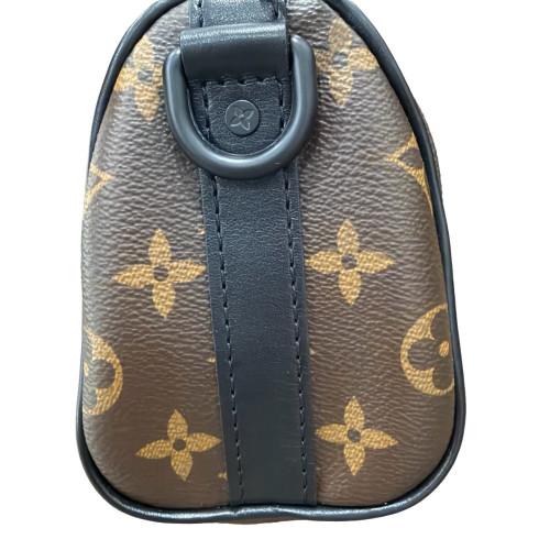 Louis Vuitton Lv Rubber Keepall Bandouliere 25 Monogram Brown