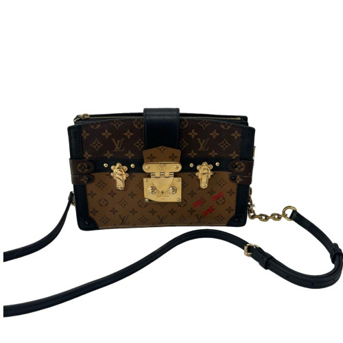 Louis Vuitton Trunk Clutch Monogram Reverse Monogram Brown