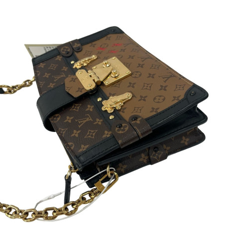 Louis Vuitton Trunk Clutch Monogram Reverse Monogram Brown