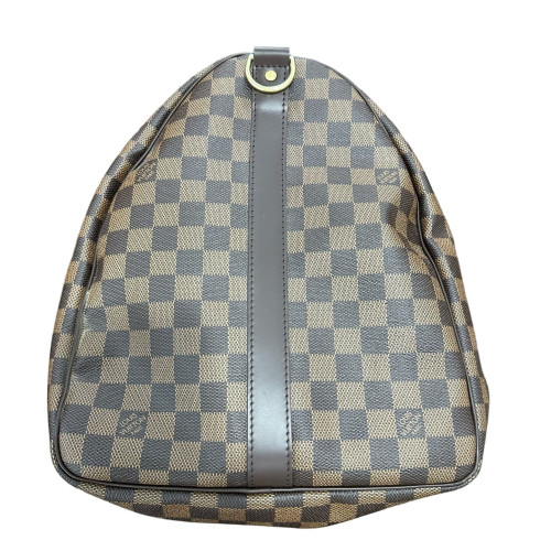 Louis Vuitton Keepall Bandouliere 55 Damier Ebene Brown