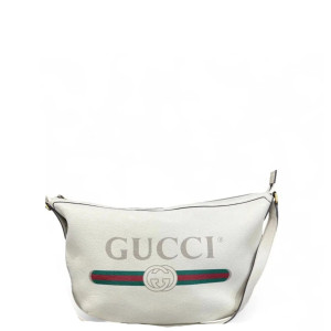 Gucci Shoulder Bag Calfskin White
