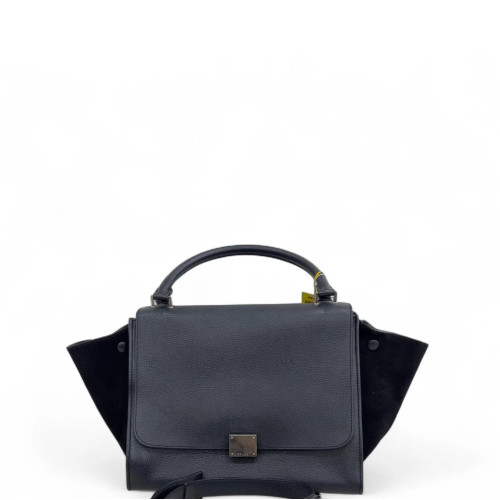 Celine Small Trapeze Calfskin Black