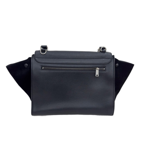Celine Small Trapeze Calfskin Black