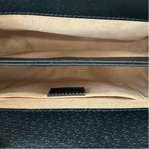 Gucci Small Ophidia Chain Shoulder Bag Calfskin Black