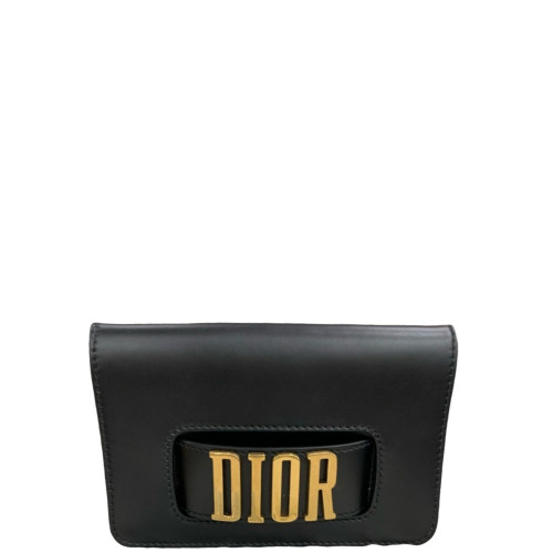 Dior Clutch Calfskin Black
