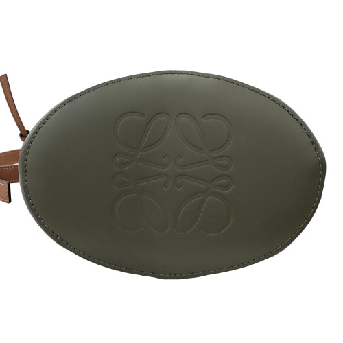 Loewe Small Balloon Bucket Canvas Calfskin Beige Brown Black