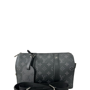 Louis Vuitton City Keepall Monogram Black Grey